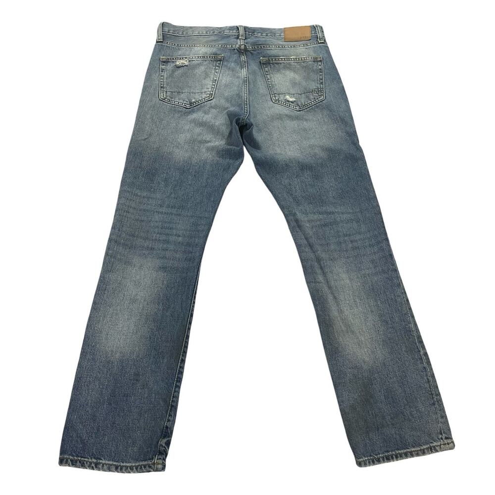 Aeropostale Distressed Slim Straight Jeans Men's Fits 34x32 (33x32 Tag) - Picture 2 of 16